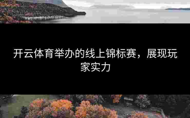 开云体育举办的线上锦标赛，展现玩家实力