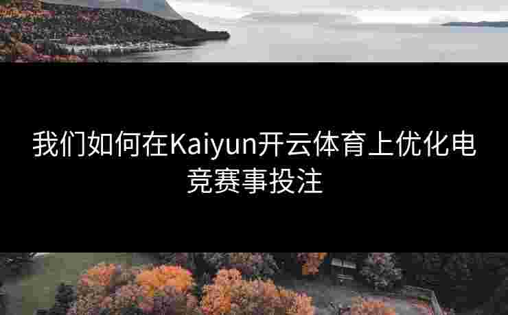我们如何在Kaiyun开云体育上优化电竞赛事投注